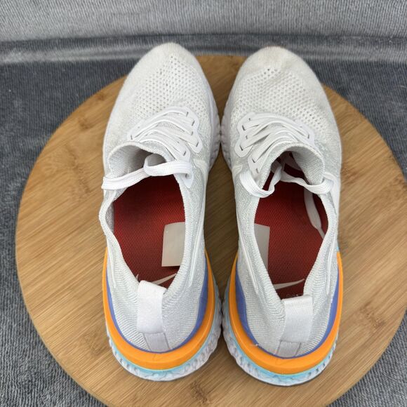 Nike Epic React Flyknit 2 Running Shoes Womens 9 White BQ8927-104 Sneakers - Picture 6 of 11
